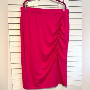 NWOT Additionelle Ruched Pencil Skirt